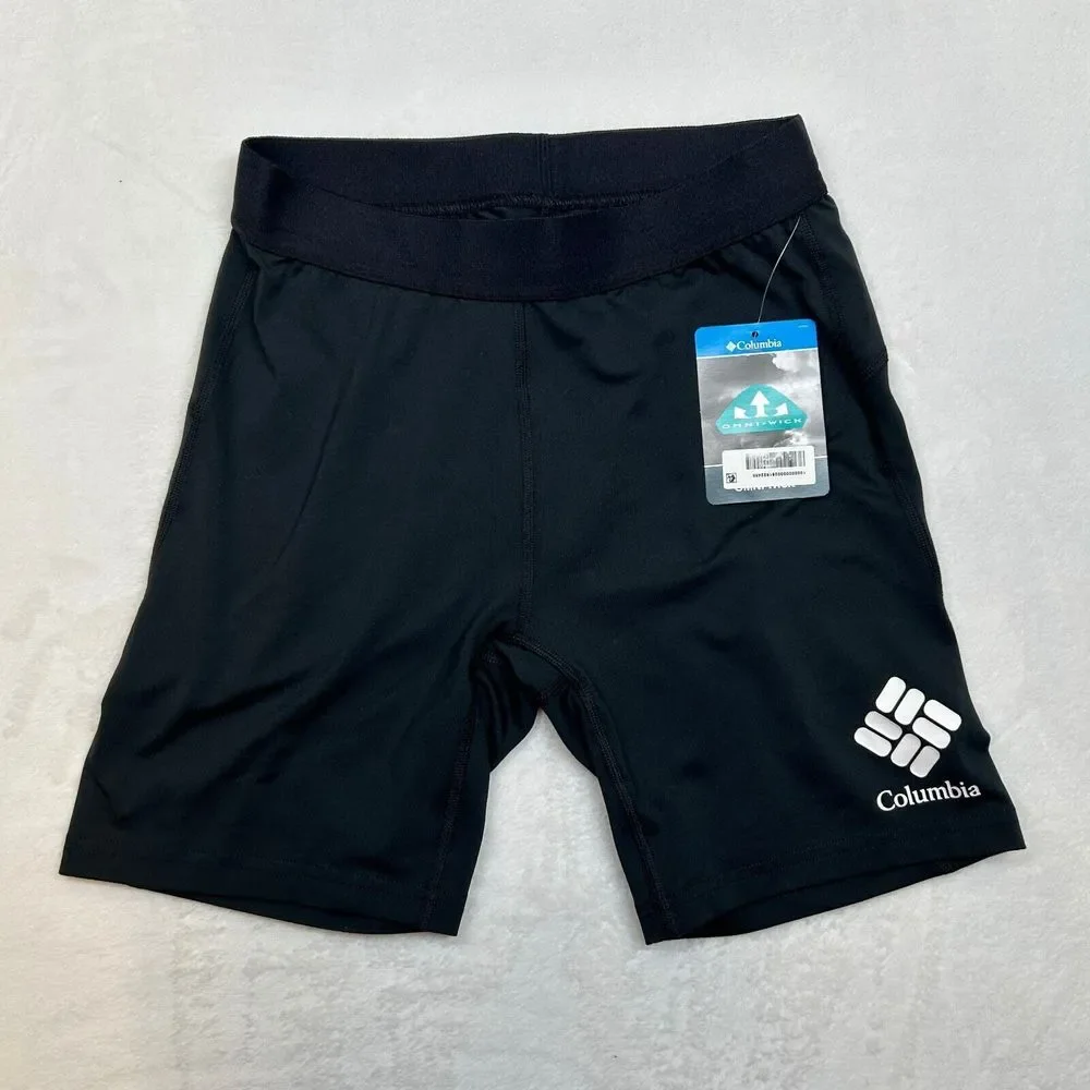 Columbia Hike Bike Shorts Womens XS X-Small‎ Black Inseam 6